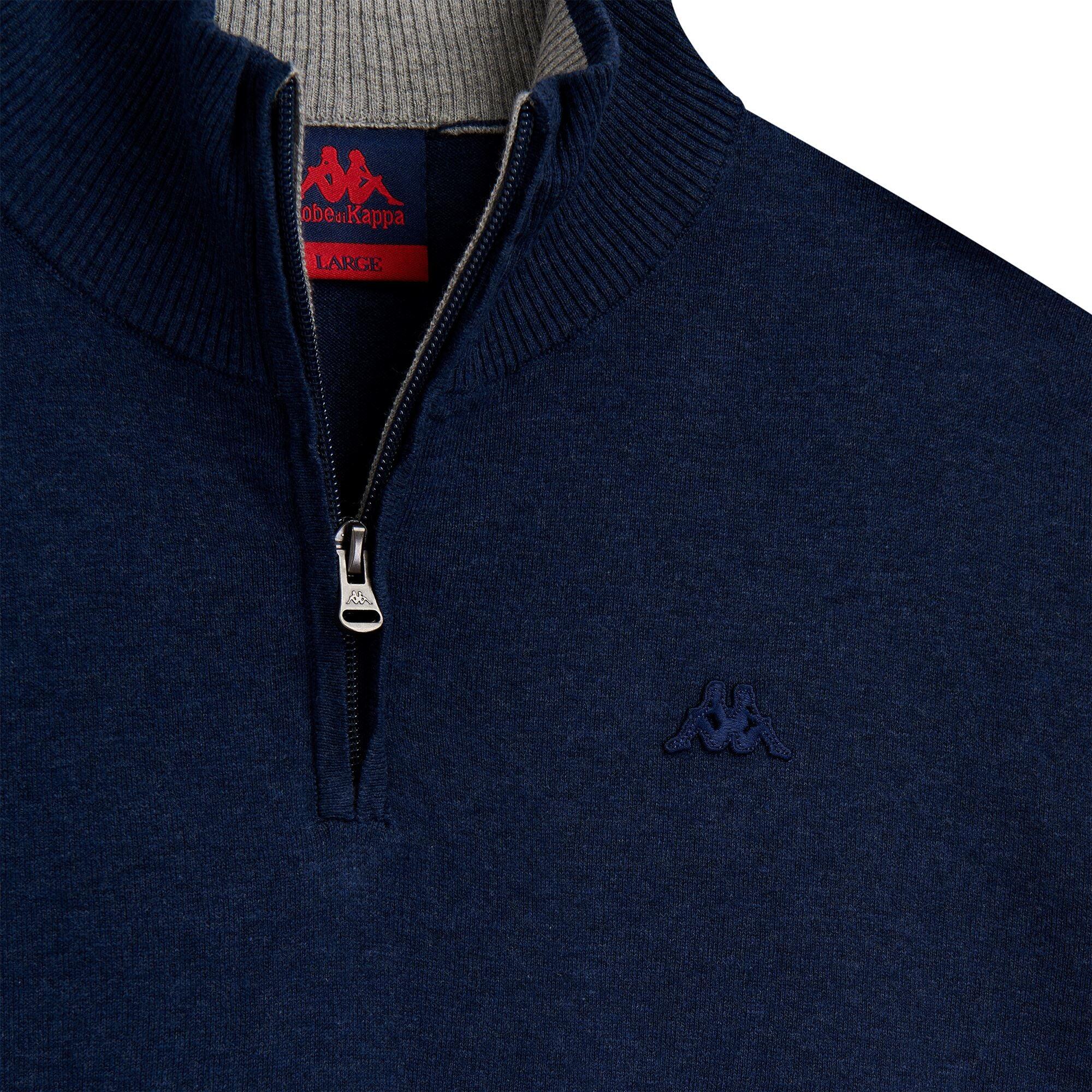 Polo da uomo in cotone blu da lifestyle 3/3
