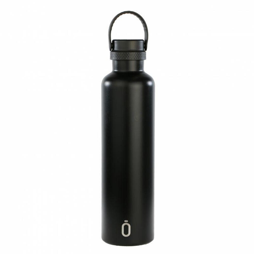 1L geïsoleerde waterfles (Zwart) 2/2