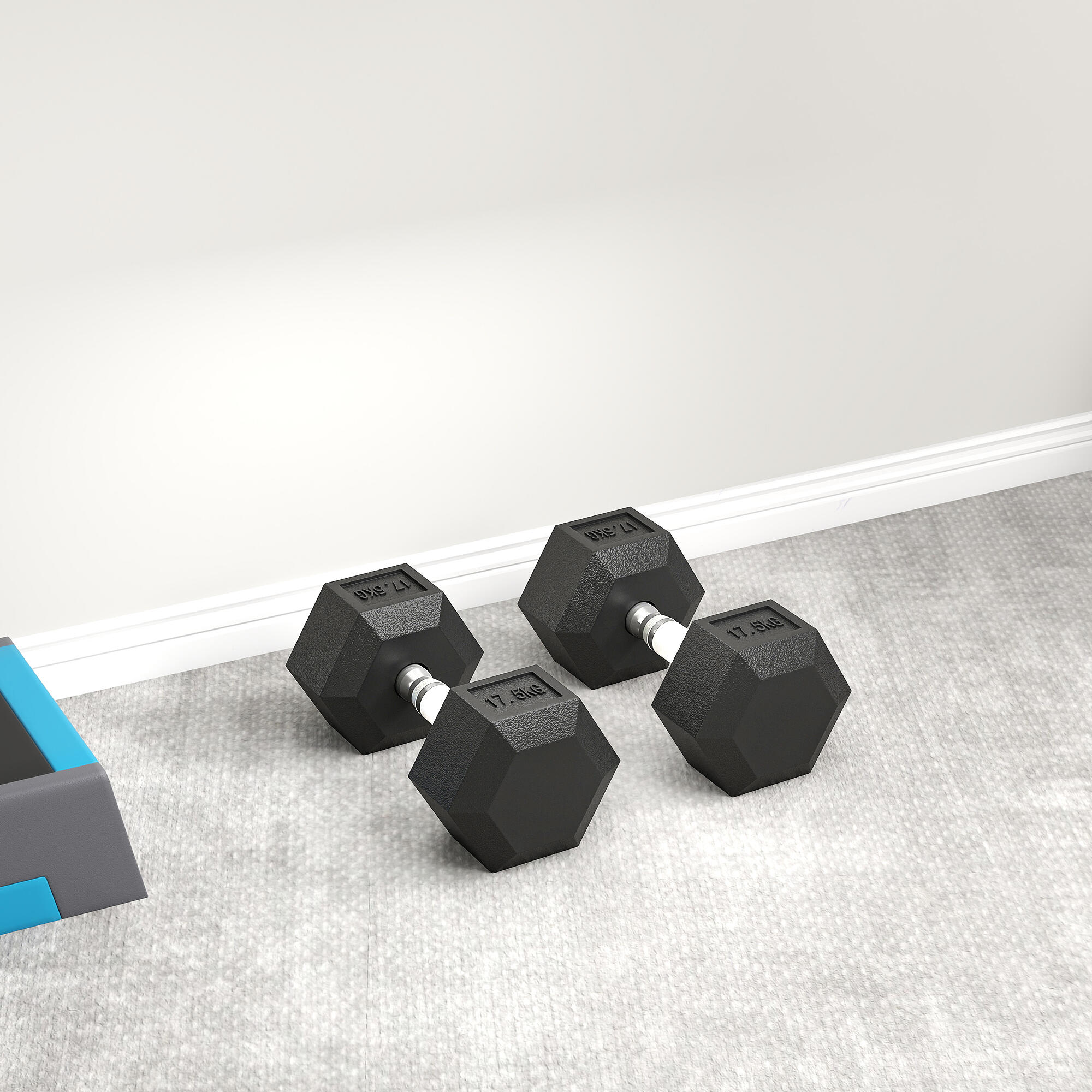 Conjunto de Halteres HOMCOM Preto 5/5