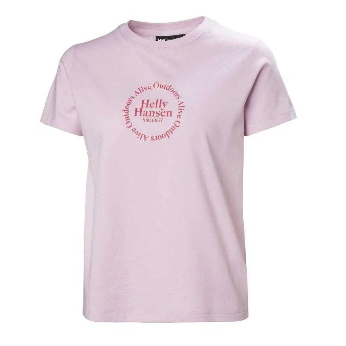 Tshirt Motif/style Graphique CORE Femme (Rose) 2/4