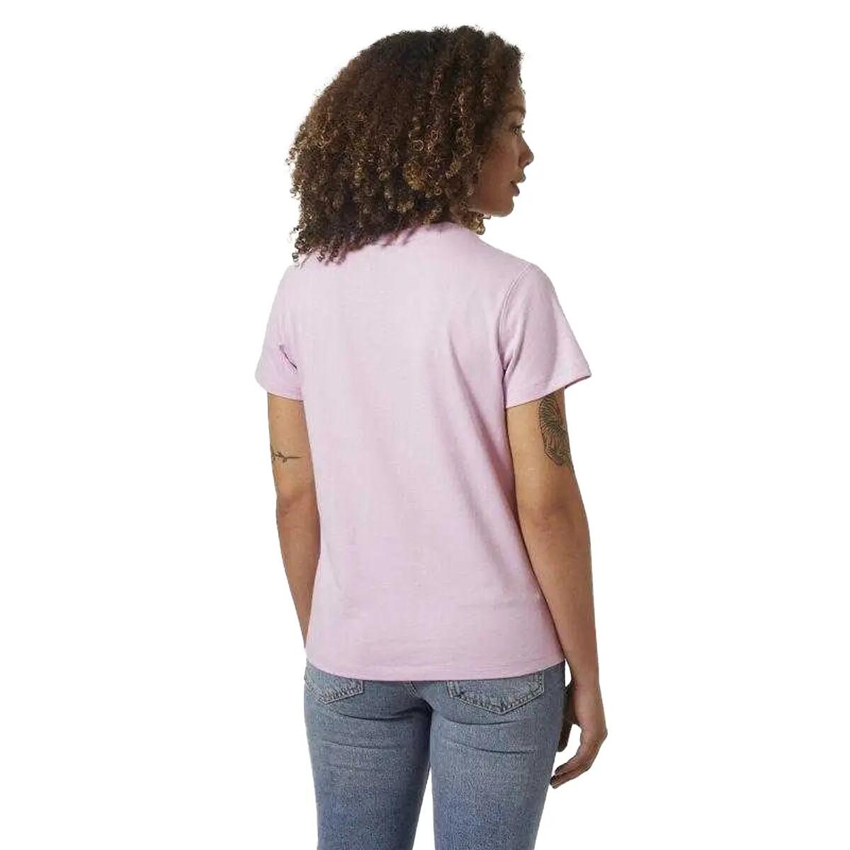 Tshirt Motif/style Graphique CORE Femme (Rose) 4/4