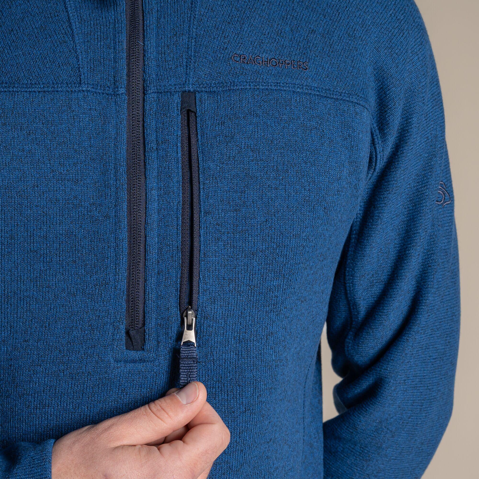 Polaire active isolante Torney demi-zip pour homme, aspect tricot 5/6