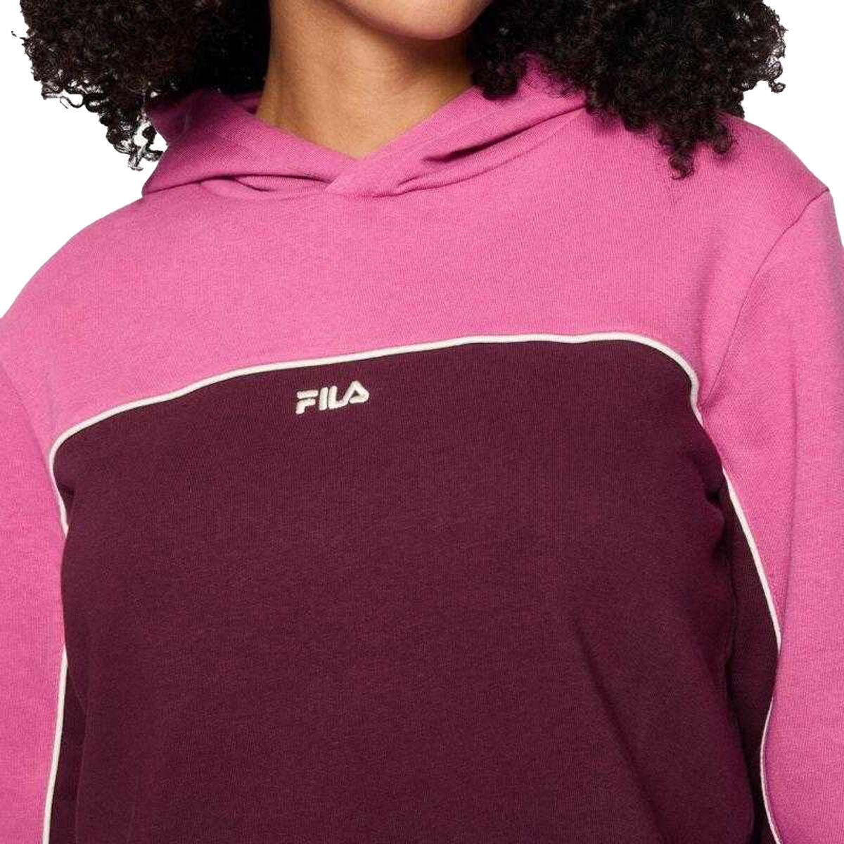 Sweat À Capuche LAAGNA Femme (Rouge / Rose) 4/4