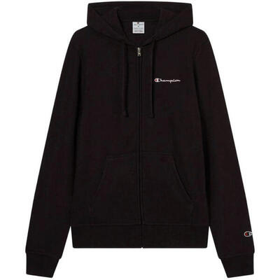 Heren full zip hoodie (zwart)
