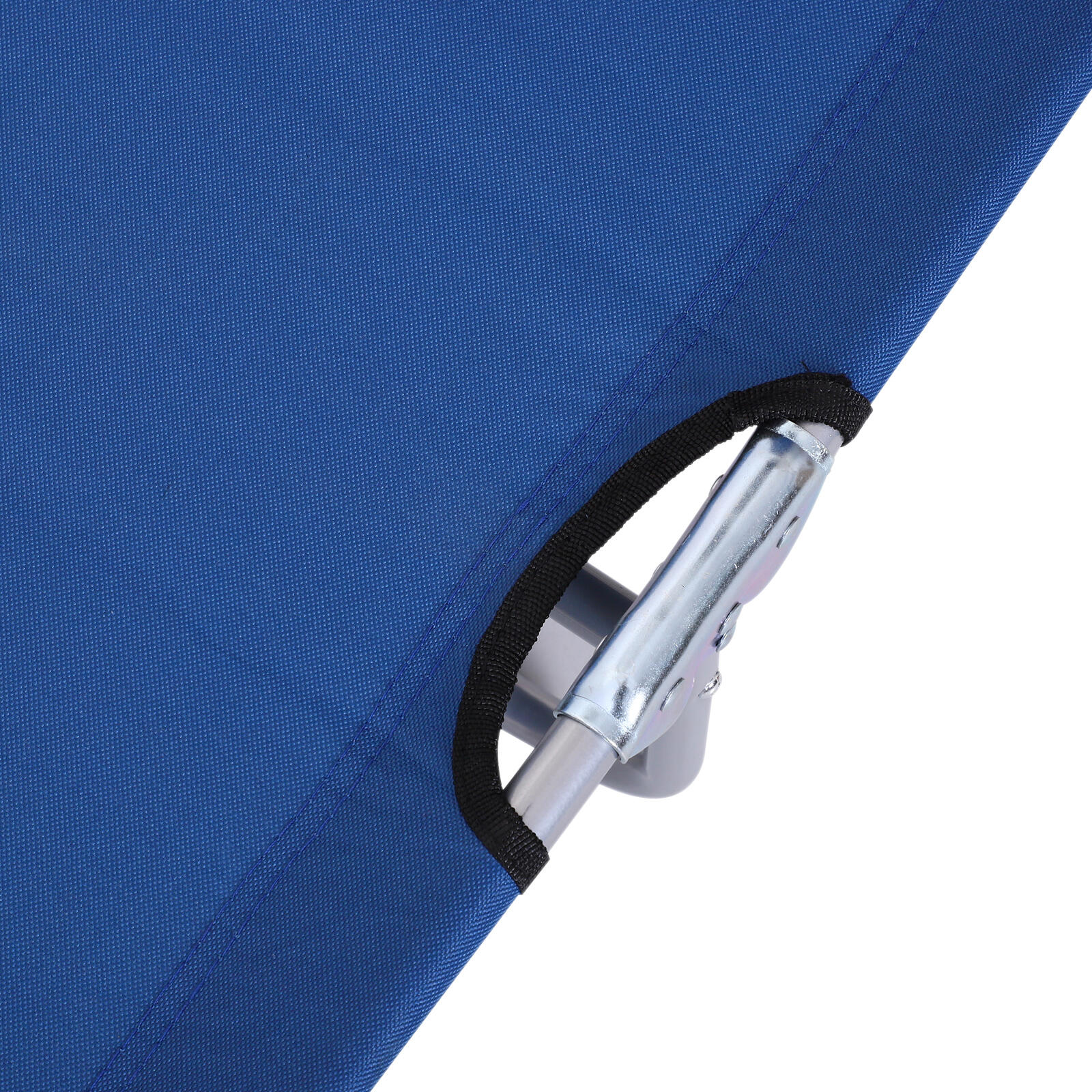 Espreguiçadeira Dobrável Outsunny Azul 4/5