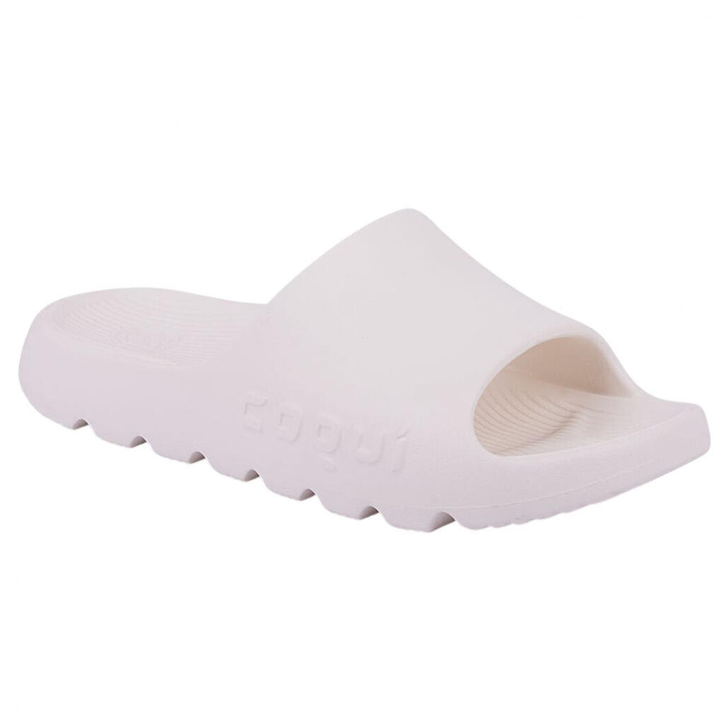 Womens/Ladies Lou Sliders (Beige)
