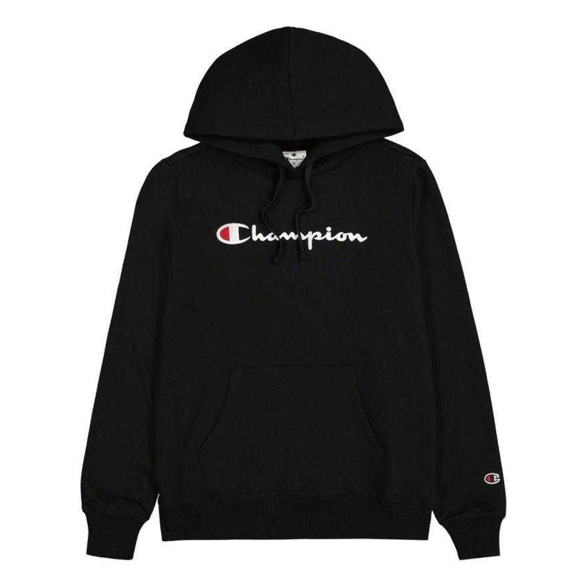 Dames Grote Logo Hoodie (Zwart) 2/4