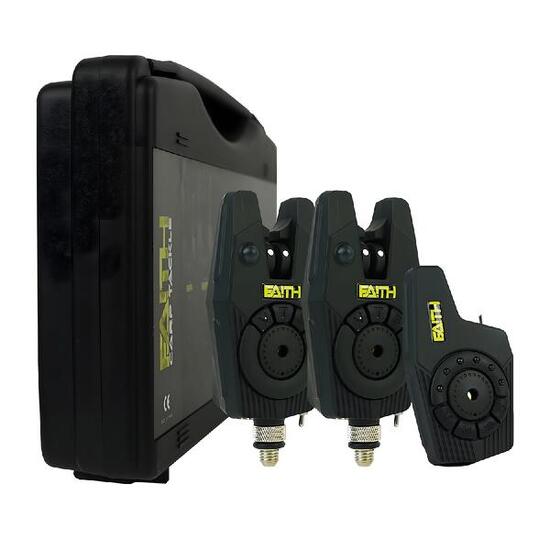 Detector détecteurs 2+1 sans fil 220m LED mallette