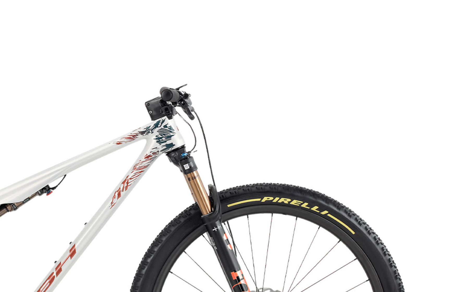 Bicicleta Mtb Bh Lynx Sls 9.0 blanco-naranja 2/3