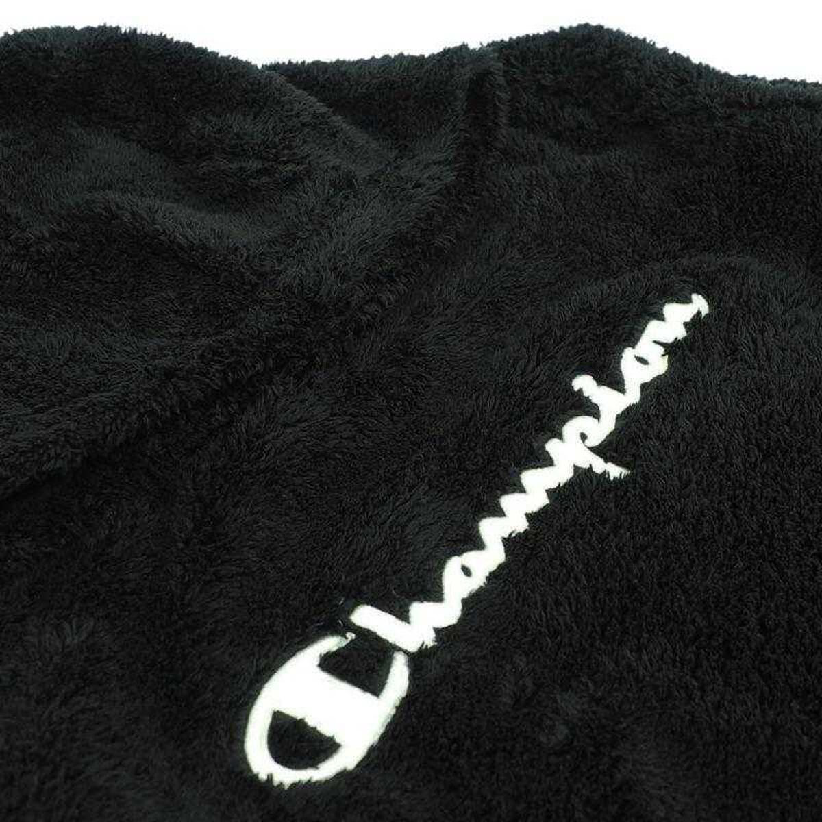 Heren Logo Fleece Hoodie (Zwart) 3/3