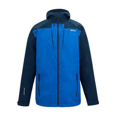 Heren calderdale colour block waterdichte jas (olympisch blauw/navy)