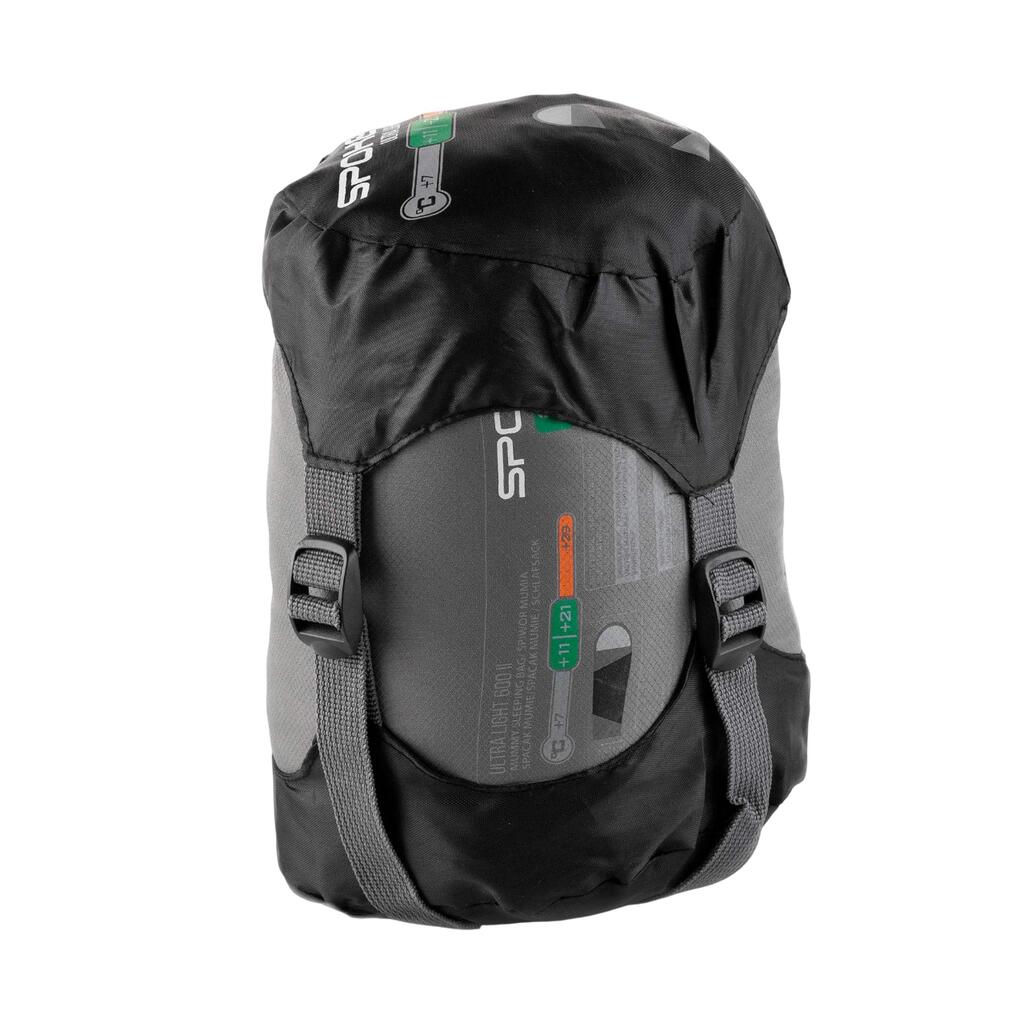 600II Ultra Light Sleeping Bag (Black/Silver)