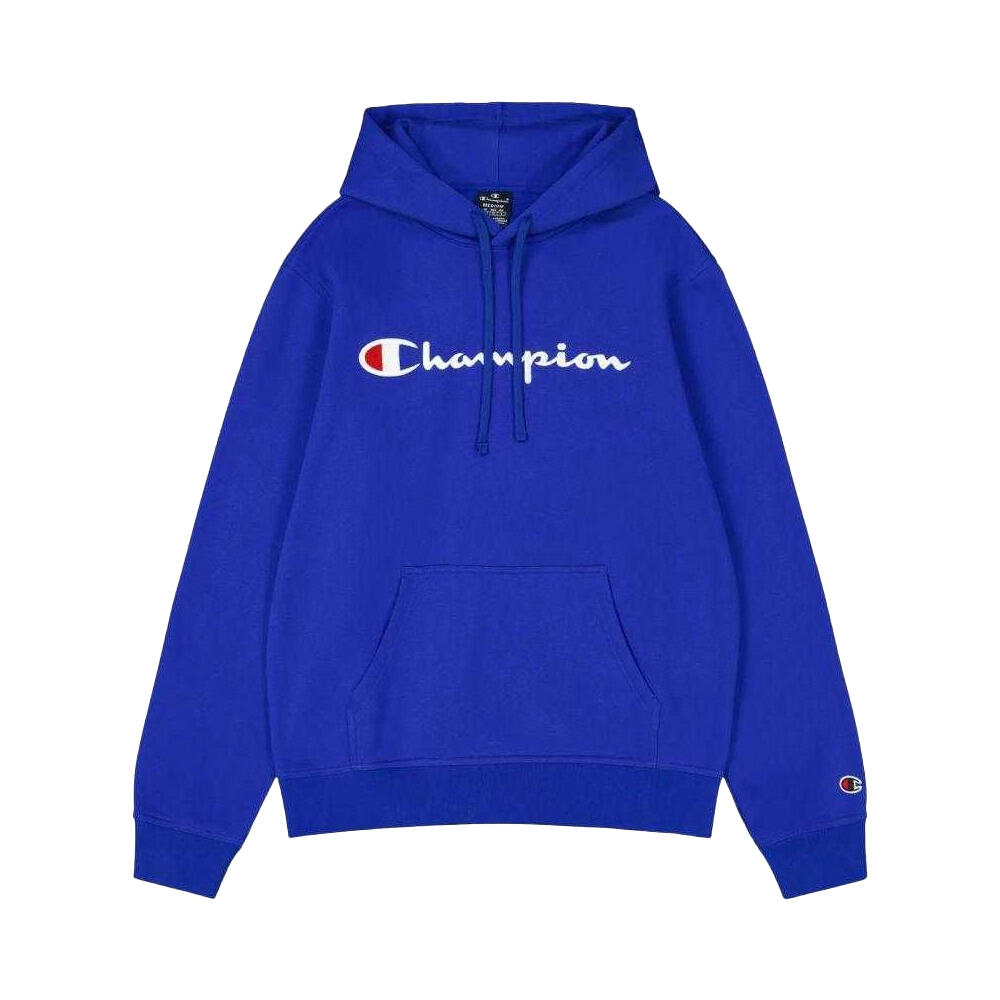 Felpa Con Cappuccio Logo Uomo Champion Blu 2/4