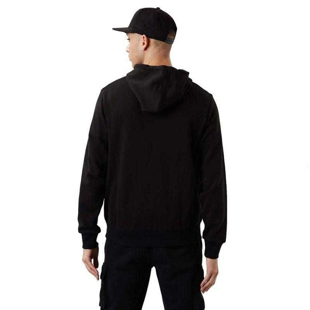 Felpa Con Cappuccio E Zip Intera Uomo New Era League Los Angeles Dodgers Nero 2/2