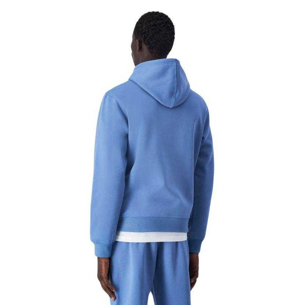 Felpa Con Cappuccio Standard Logo Uomo Champion Blu 3/4