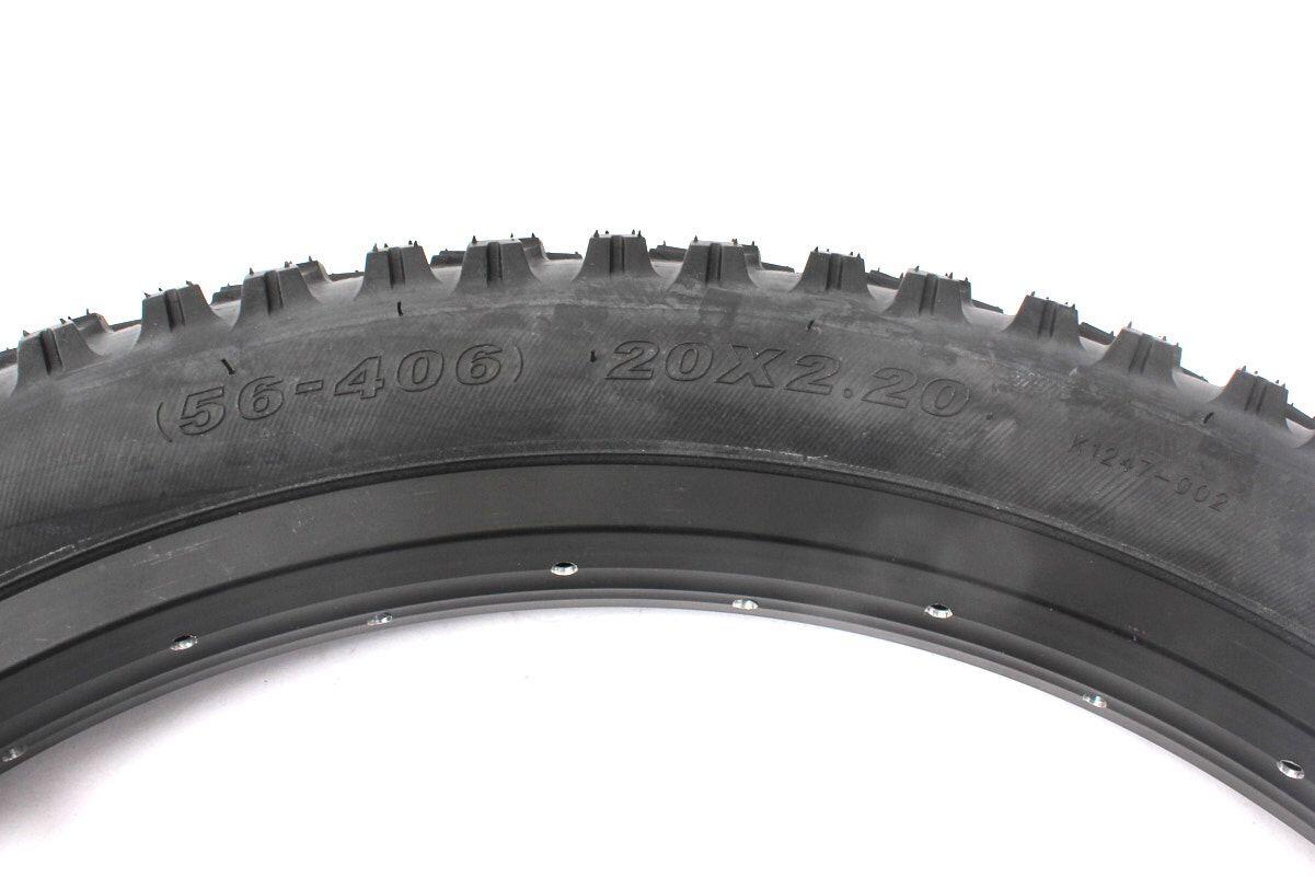 Set di pneumatici BMX KENDA AMRAK 20 pollici x 2,20 pollici nero + camera d’aria 5/7