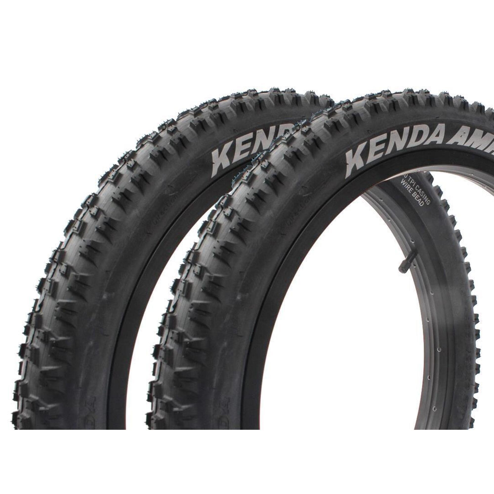 KENDA Sada plášťů BMX KENDA AMRAK 20 palců x 2,20 palců černá