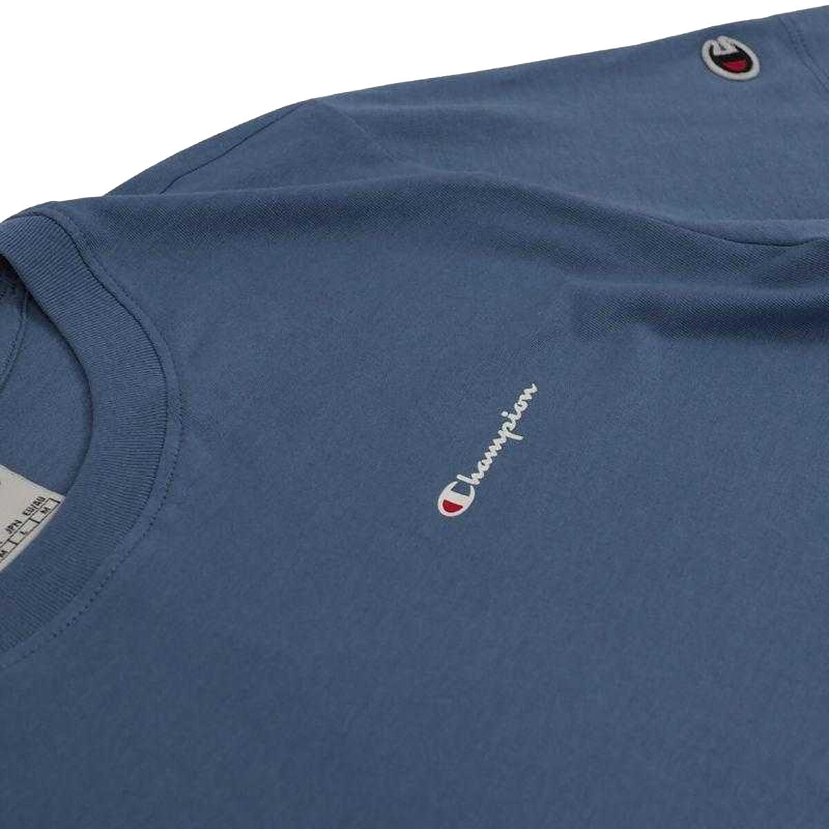 Camiseta Diseño Logotipo para Mujer Azul 3/3