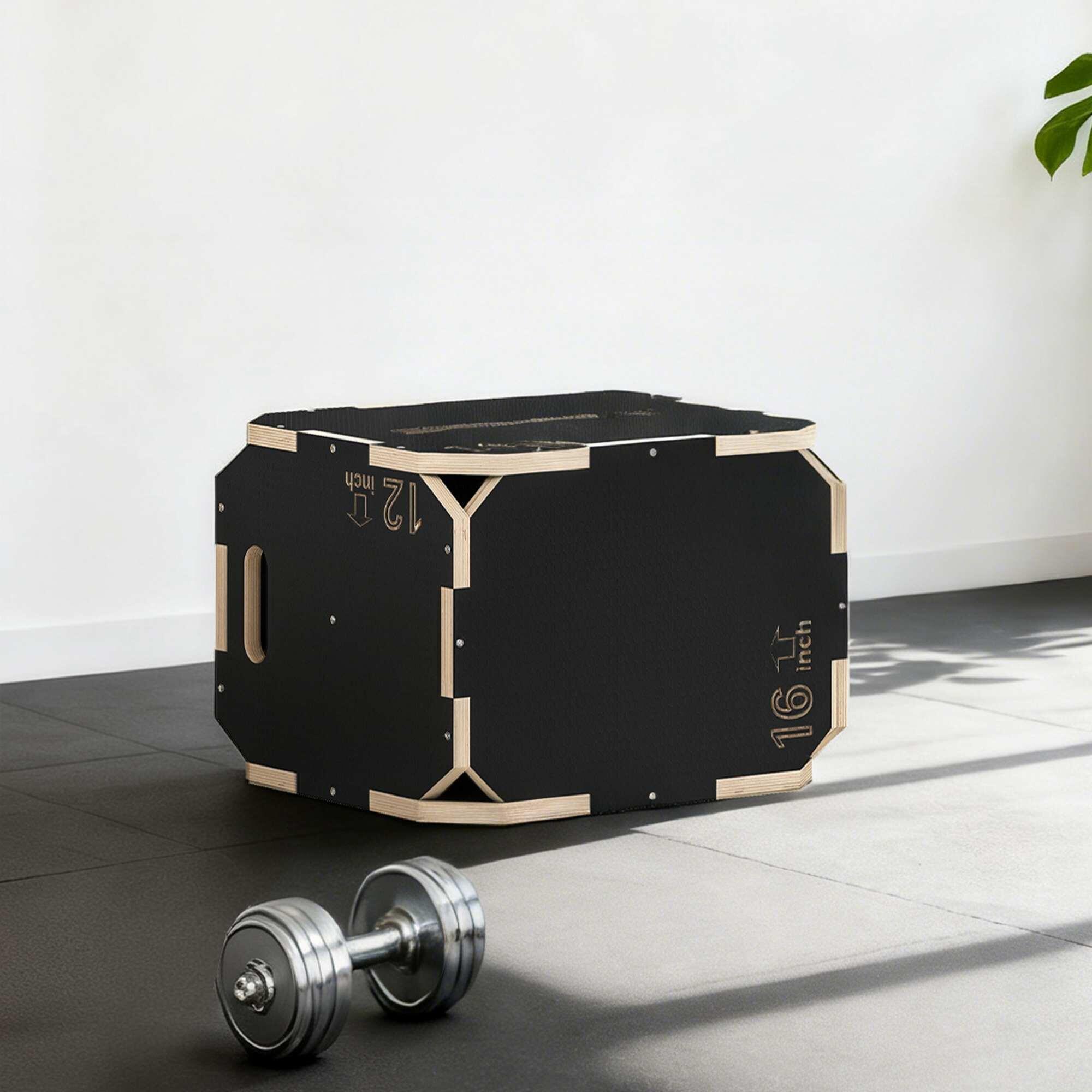 Caixa Pliométrica SPORTNOW Preto 5/5