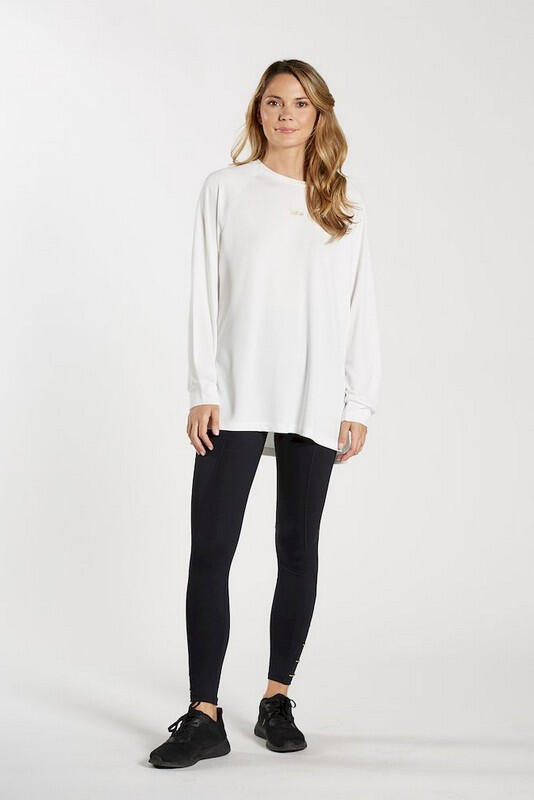 Sudadera Fitness Mujer Ditchil Sweat Intelligent Blanco 4/7