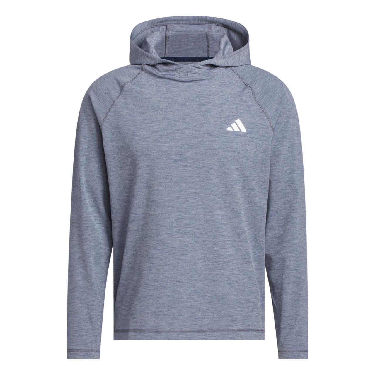 Adidas Ult Heather Hoodie, Felpa con cappuccio da uomo, Grigio/Nero 1/4