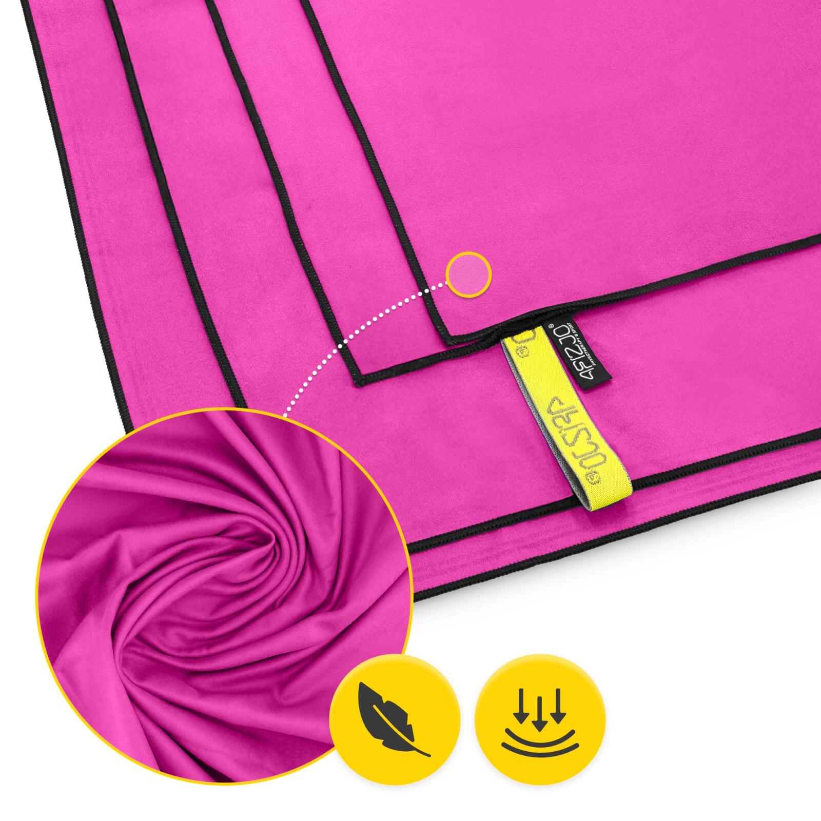 Microvezel handdoek XL sport strand camping SUP sneldrogend 180x100 4FIZJO 7/7