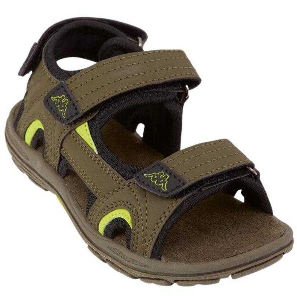 Childrens/Kids Early II Sandals (Brown/Green)