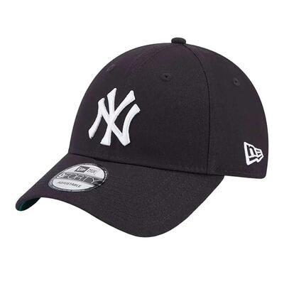 Heren 9forty new york yankees side patch baseball cap (zwart)