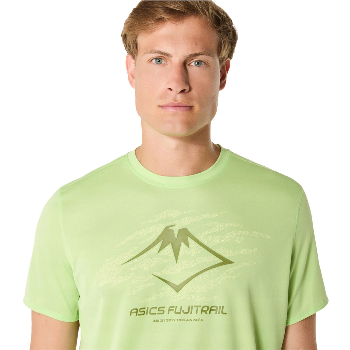 Tshirt Motif/style Logo FUJITRAIL Homme (Vert) 4/4
