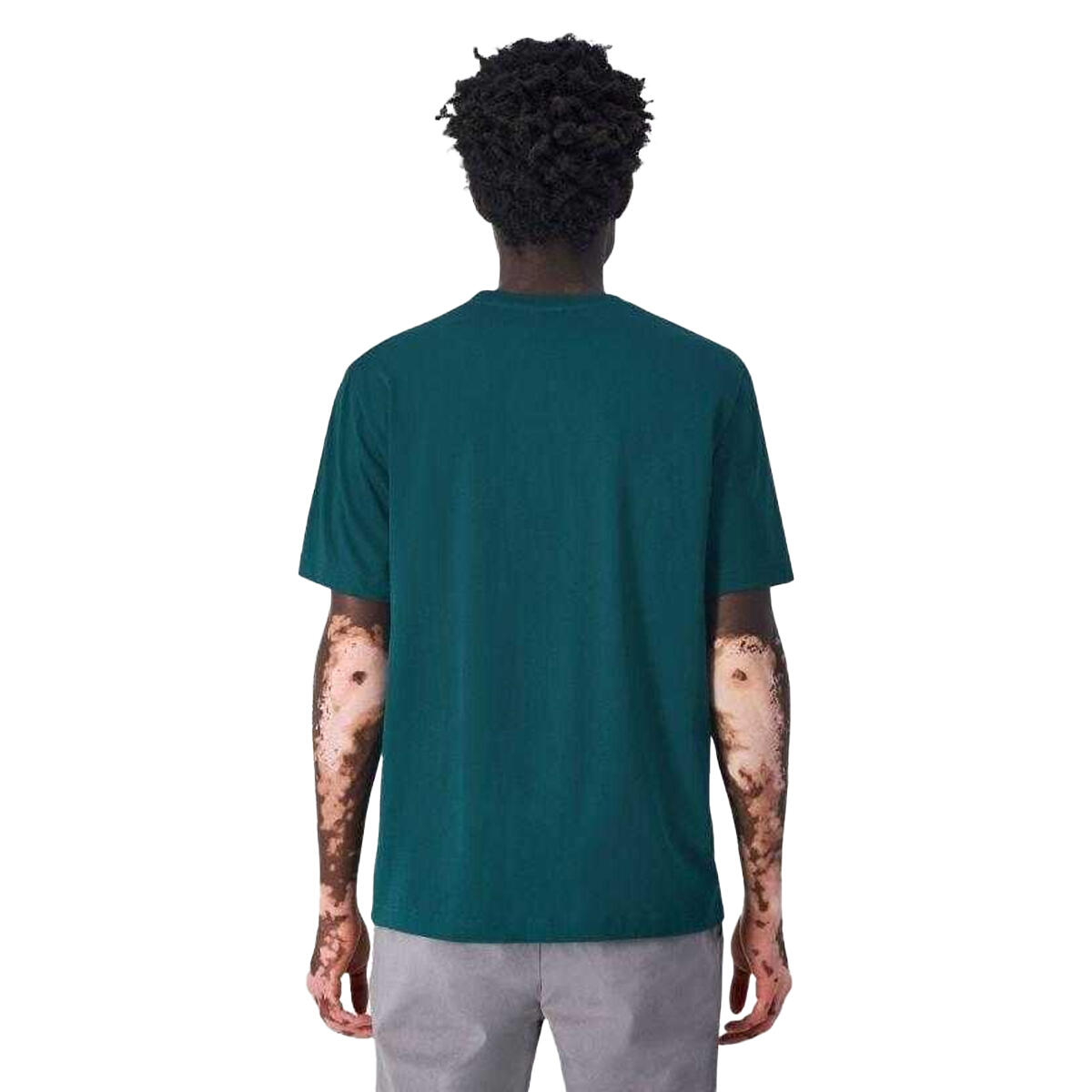 T-Shirt Logótipo Homem (Verde Escuro) 3/4