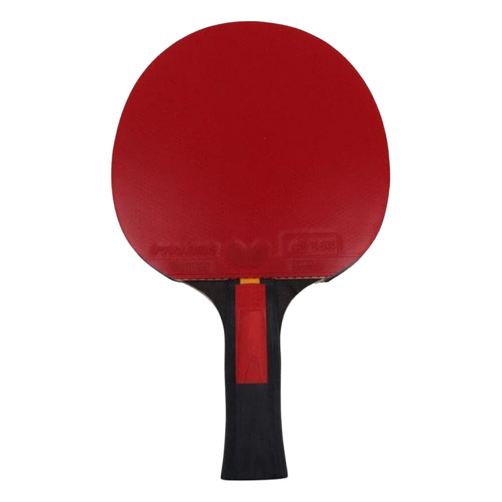"Dimitrij Ovtcharov Ruby" Tischtennisschläger Damen und Herren Schwarz 2/4