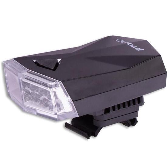 Lampka rowerowa przednia 4 LED Profex STAR na baterię, wodoodporna