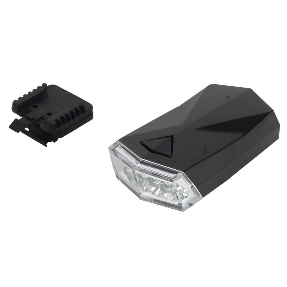 Lampka rowerowa przednia 4 LED Profex STAR na baterię, wodoodporna 2/2