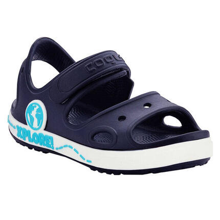 Sandales YOGI Enfant (Blanc / Bleu Marine Foncé)