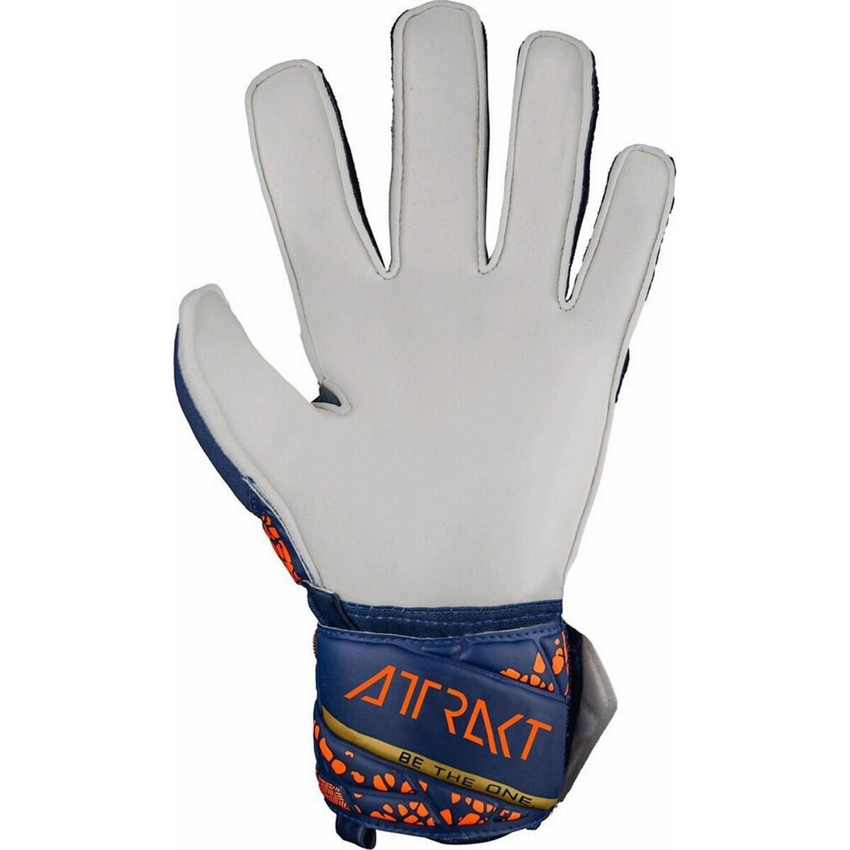 Unisex Volwassen Attrakt Solid keepershandschoenen (Marineblauw) 2/4
