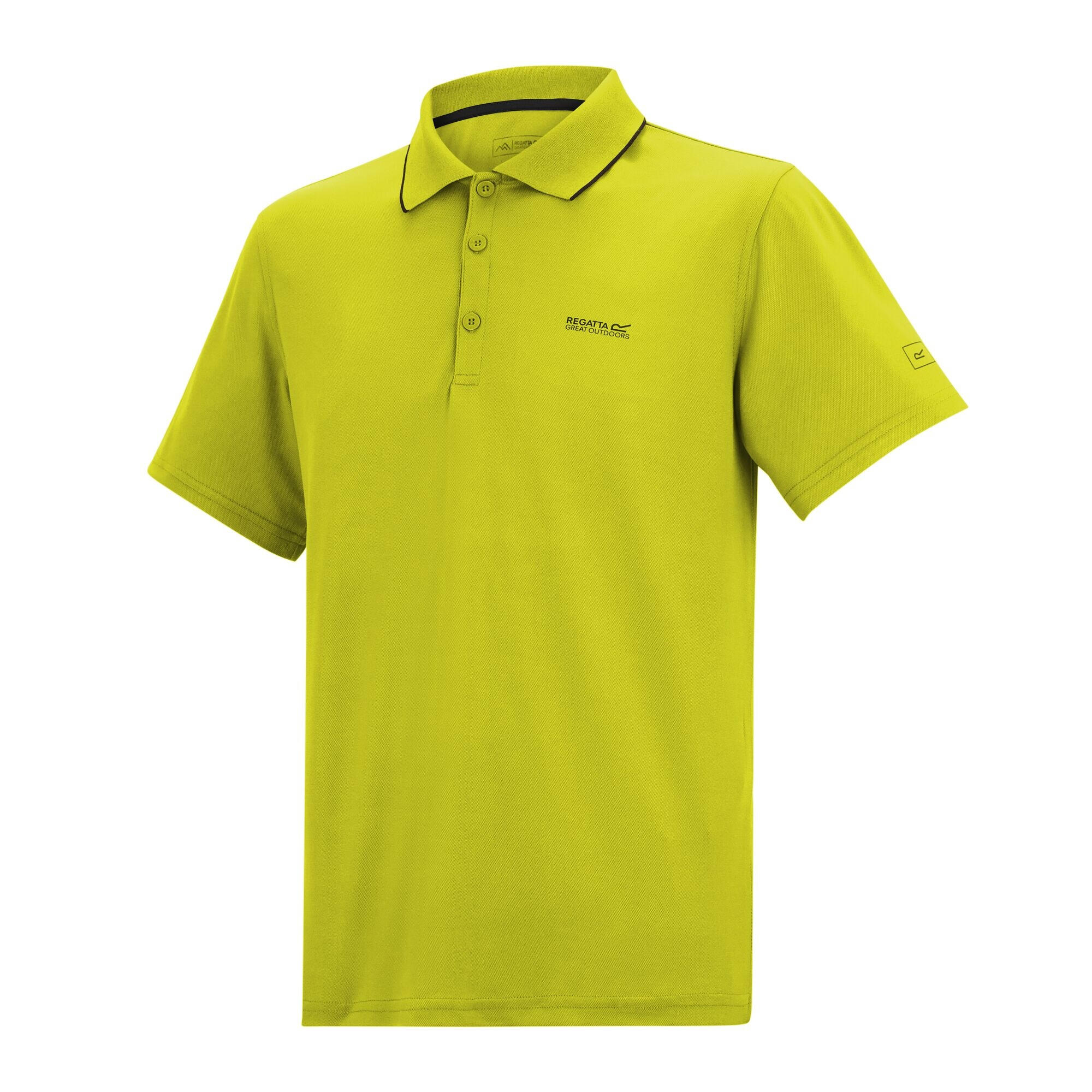 Heren Maverick V Actief Poloshirt (Donkere Tang) 3/4