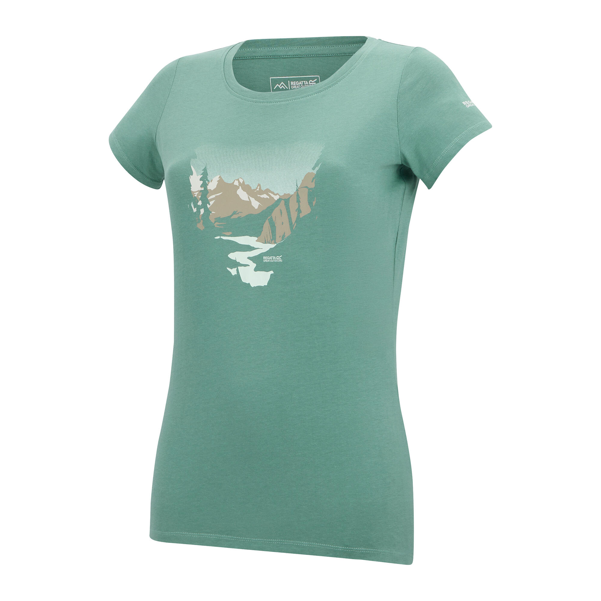 Dames Breezed TShirt (Ivy Mos) 3/5