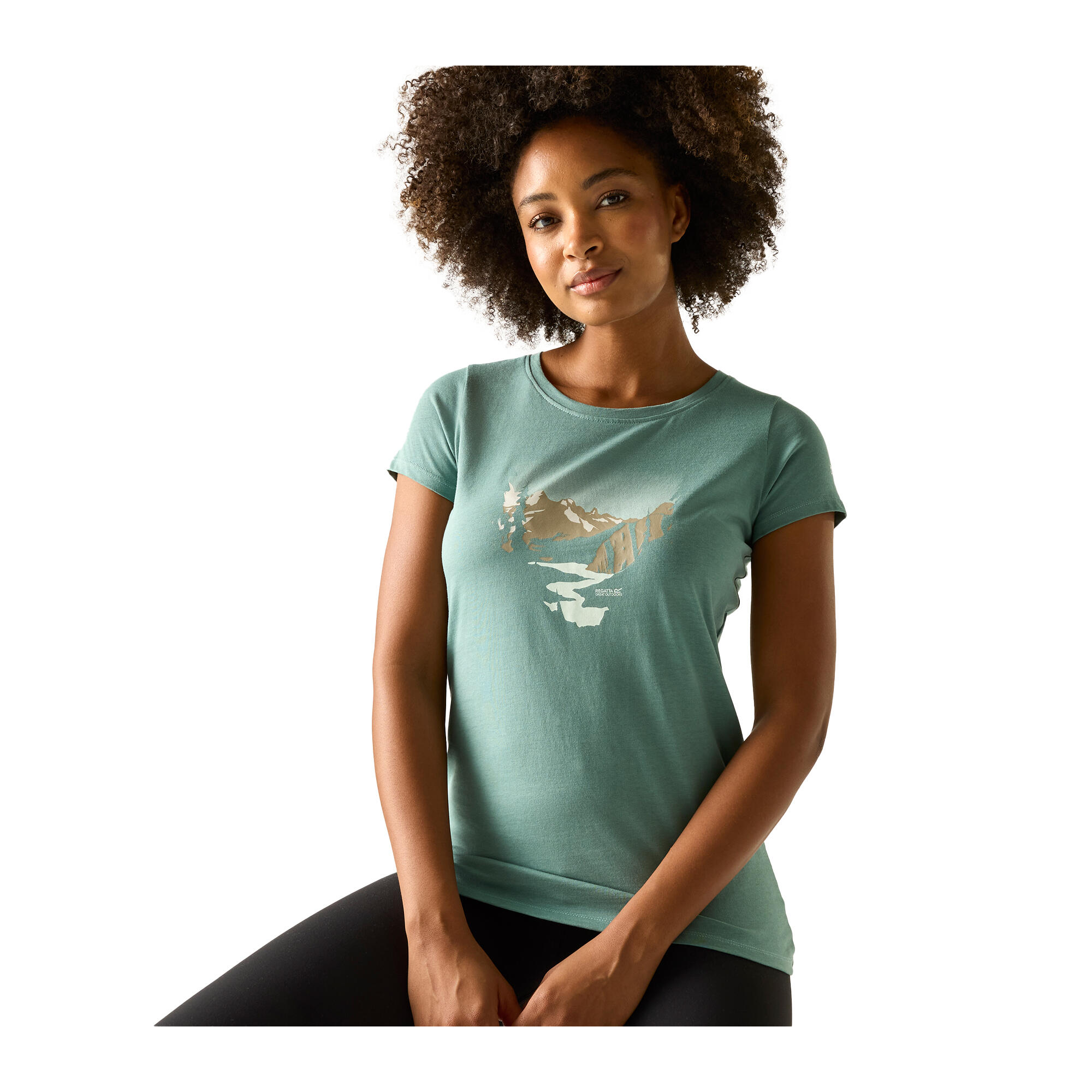 Dames Breezed TShirt (Ivy Mos) 4/5