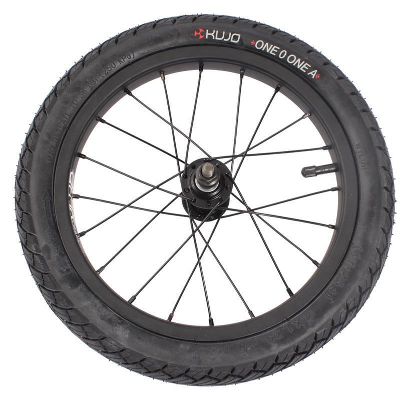 Kujo Camera D'Aria Per Bicicletta 24 Pollici, Larghezza 1.75-2.125, Valvola Auto (AV), Gomma Butyl Alta Qualità, ETRTO 47/57-507