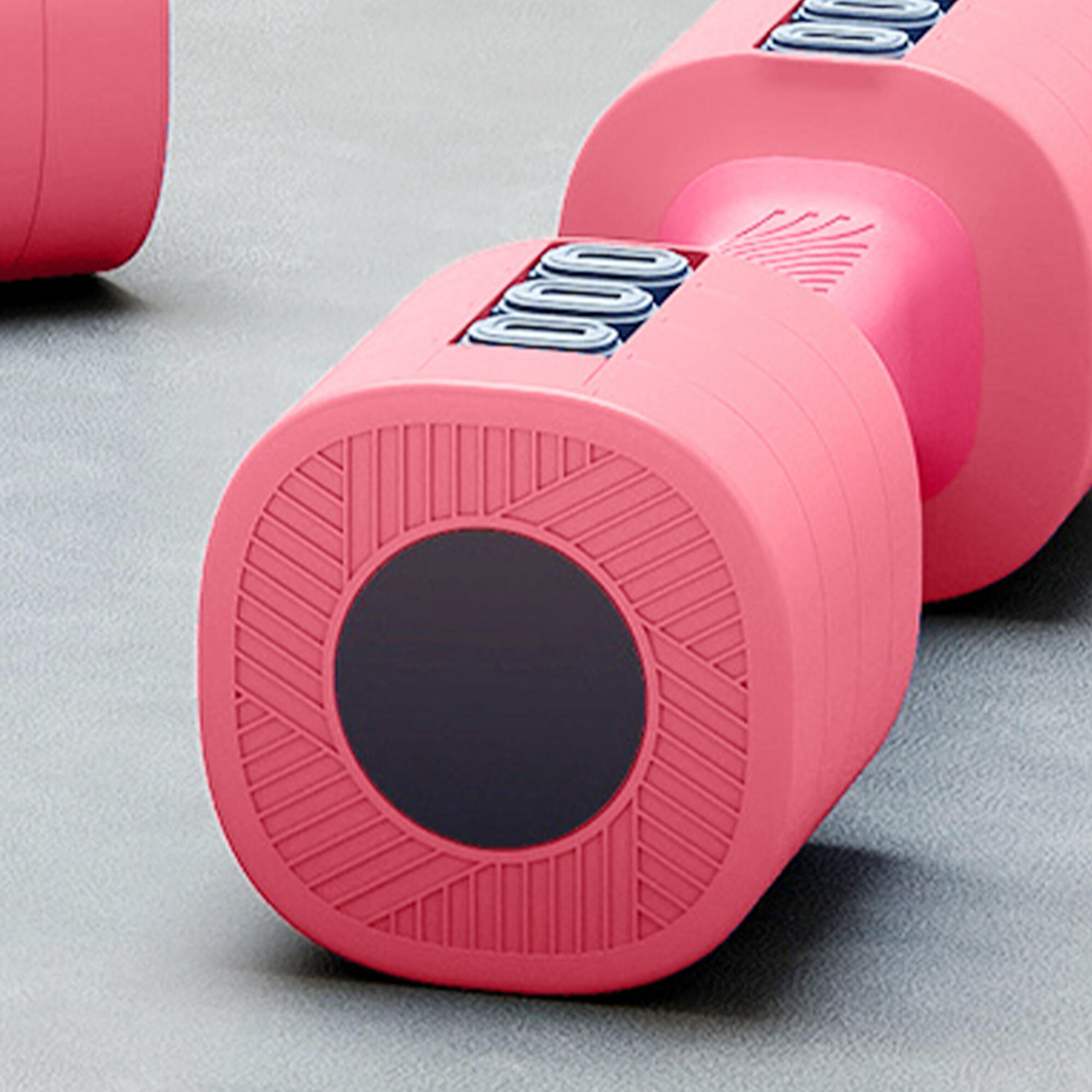 Juego de Mancuernas SPORTNOW 26.6x7.5x7.5 cm Rosa 5/5