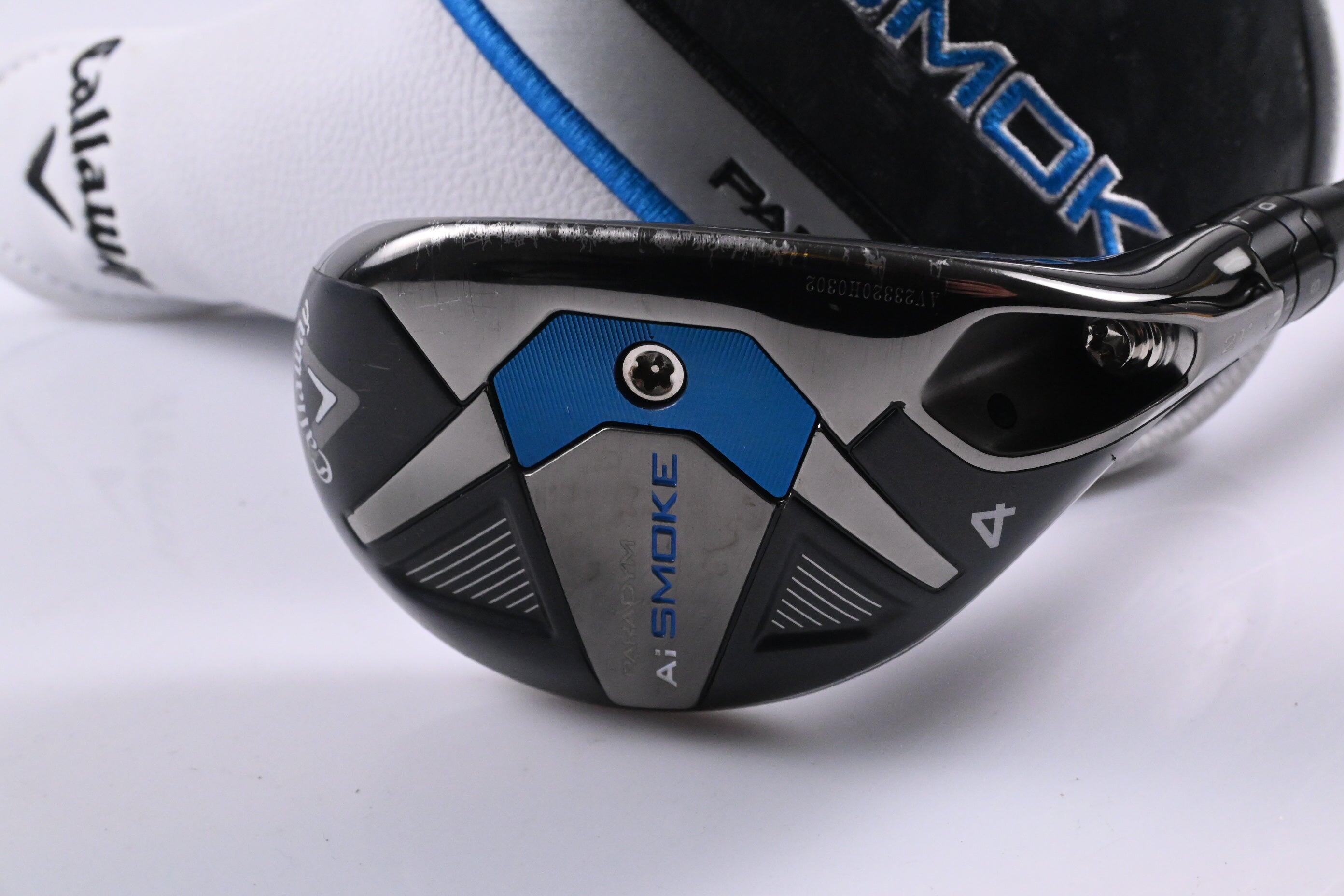 Set De Fers De Golf Callaway Paradym Ai Smoke HL Pour Gaucher - 4-PW + GW + SW, Senior Flex Graphite, Reconditionné Parfait état