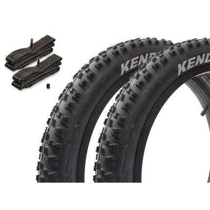 Zestaw opon BMX KENDA AMRAK 20 cali x 2,20 cali czarny + dętka AV