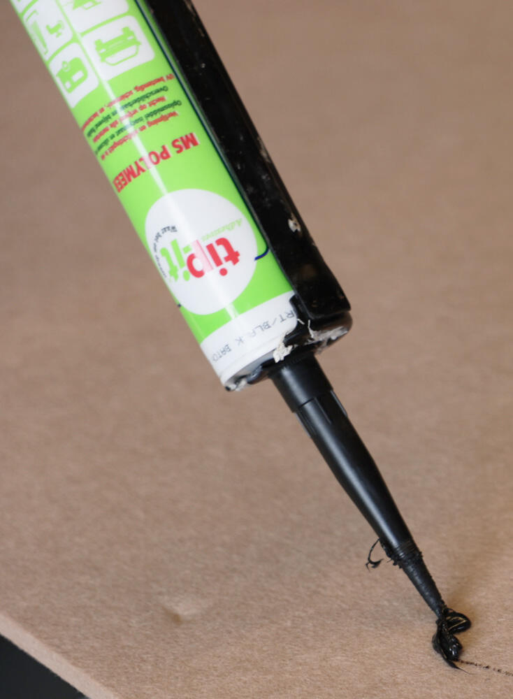 Kit de colagem de borracha - preto 2/4
