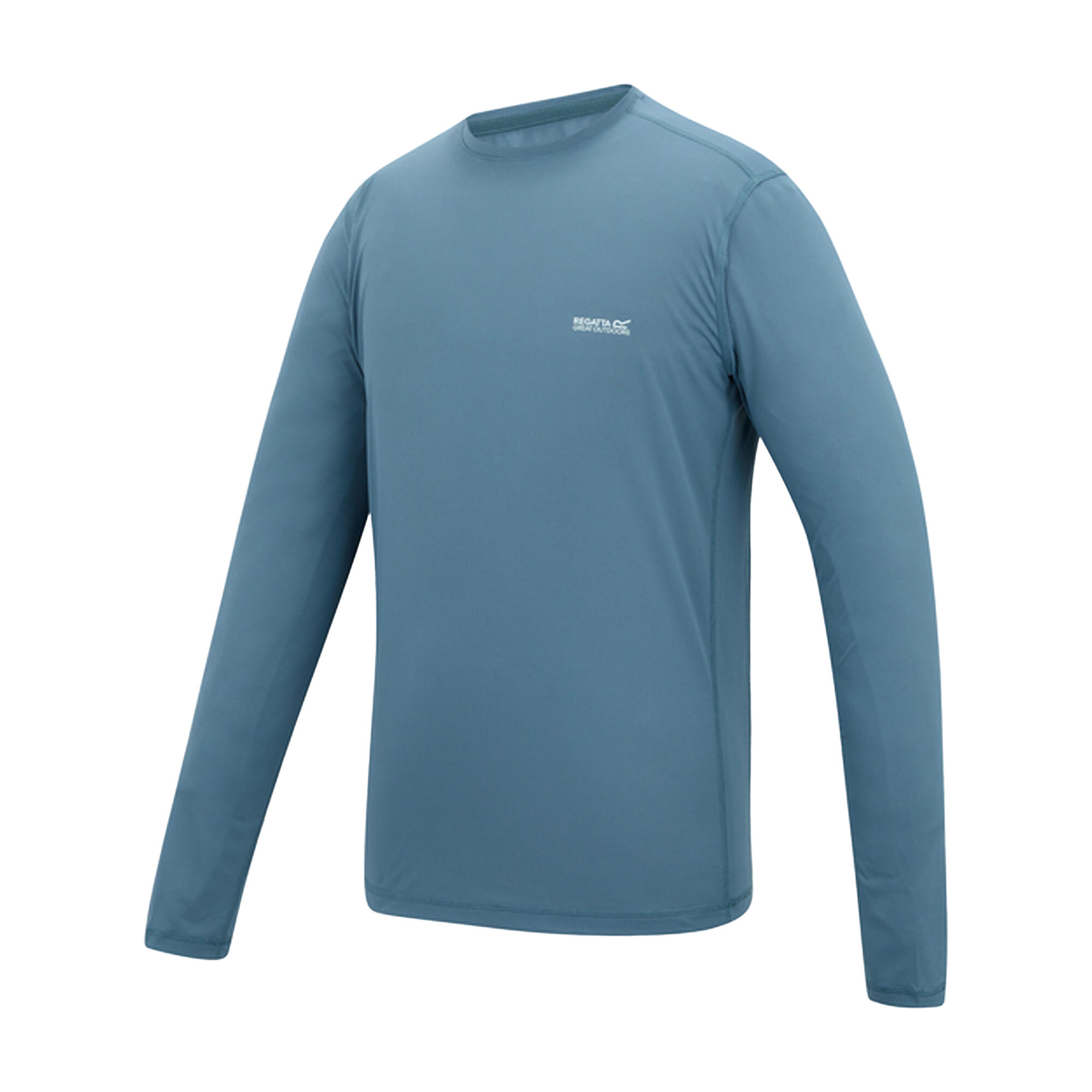"Mindo" TShirt für , Langärmlig Herren Blassblau 3/5