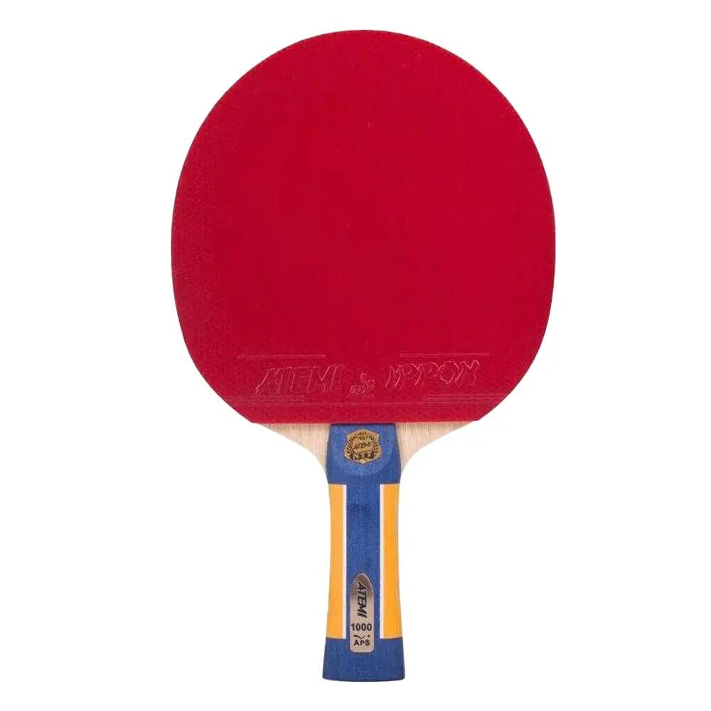 Raqueta de Tenis de Mesa Negro, Rojo Talla Única 3/3