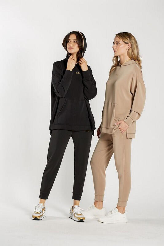 Sudadera Fitness Mujer Ditchil Delicate Crema Con Capucha 3/7