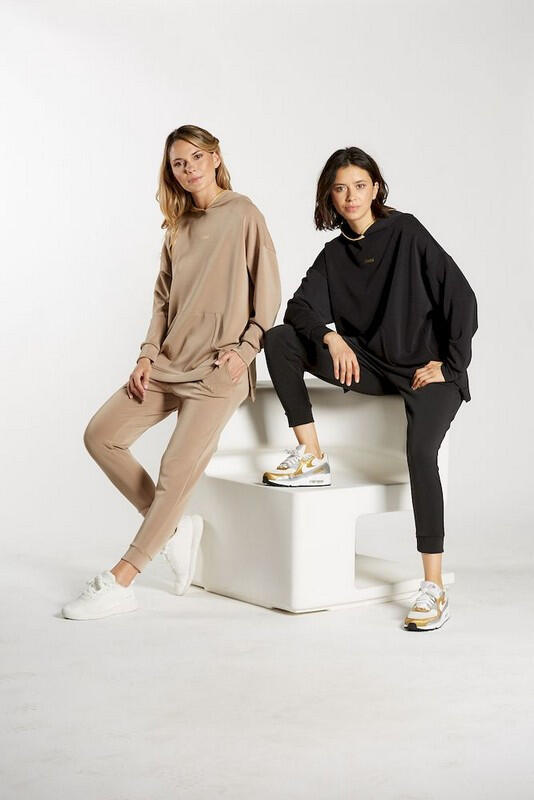 Sudadera Fitness Mujer Ditchil Delicate Crema Con Capucha 5/7