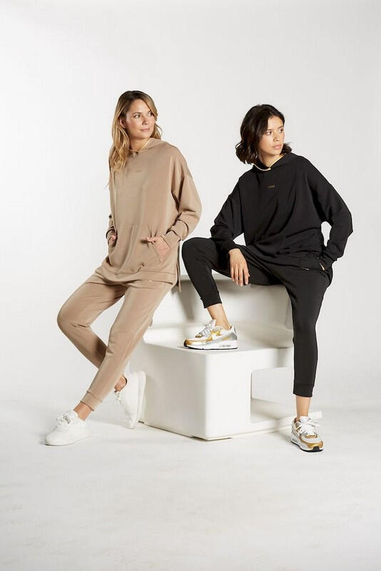 Sudadera Fitness Mujer Ditchil Delicate Crema Con Capucha 6/7