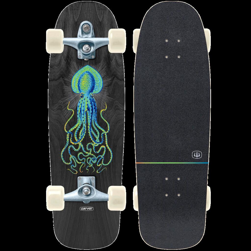 Complete Surfskate - Enigma Blue Impala C7 30.5 - Carver