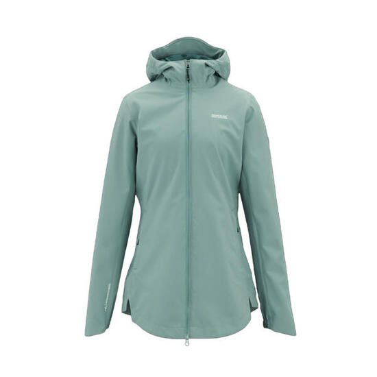 Veste Imperméable À Capuche NATALINA Femme (Vert De Gris)